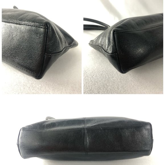 Hobo International Black Leather Double Straps Bag - Picture 8 of 9